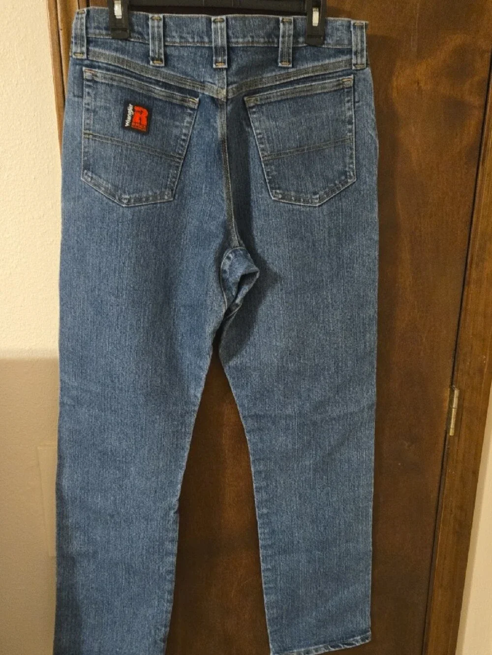 Wrangler Men's Relaxed Jeans in Blue Denim